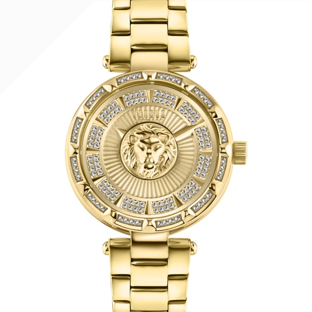 Gold Versace Watch